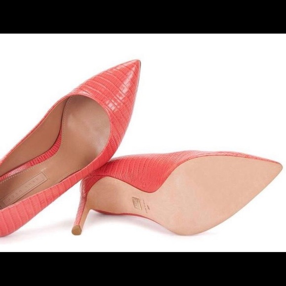 Hugo Boss orange leather pump - Picture 3 of 3